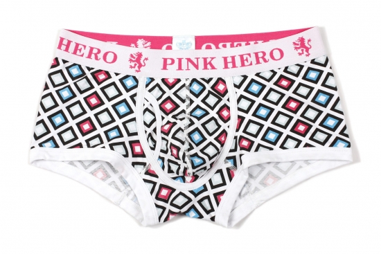 Мужские трусы Pink Hero ромбы разноцветные PH1265-3