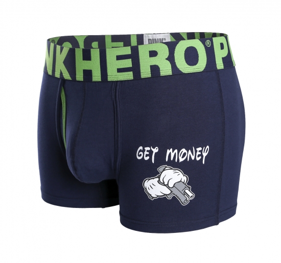 Мужские трусы Pink Hero темно-синие Get Money PH522-7