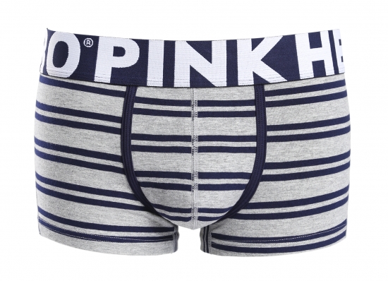 Мужские трусы Pink Hero серые/темно-синие полоски PH806-5