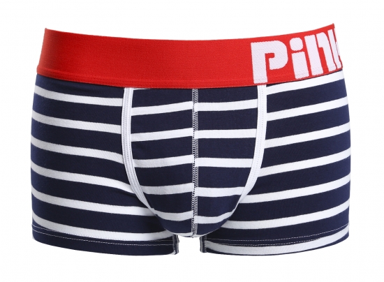 Мужские трусы Pink Hero синие в белую полоску PH1281-4