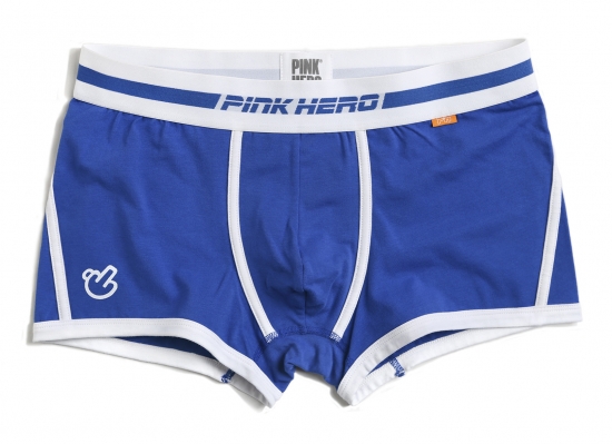 Мужские трусы Pink Hero синие с белой окантовкой PH523-3
