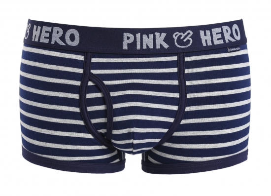 Мужские трусы Pink Hero темно-синие в полоску PH1203-3
