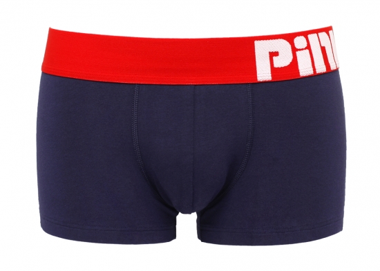 Мужские трусы Pink Hero темно-синие с красной резинкой PH1258-4