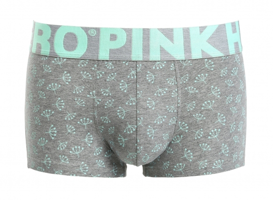Мужские трусы Pink Hero серые с цветами PH805-5