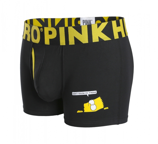 Мужские трусы Pink Hero черные Simpson PH522-4