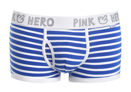 Мужские трусы Pink Hero голубые в полоску PH1203-1