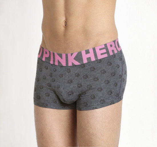 Мужские трусы Pink Hero темно-серые с космонавтом PH803-1
