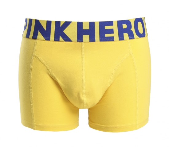 Мужские трусы Pink Hero желтые удлиненные PH513-4